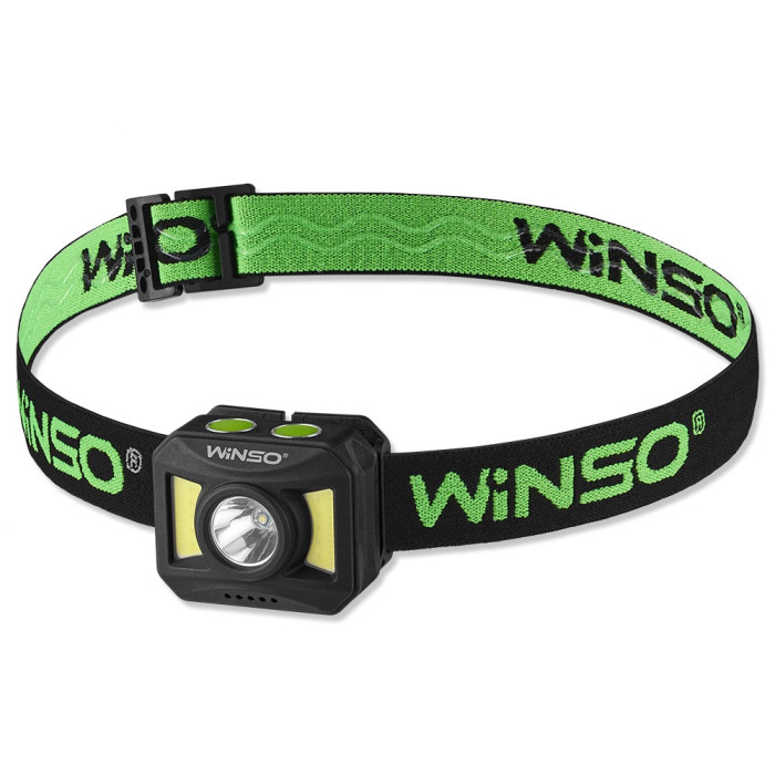 Ліхтар налобний Winso 300Lm, 3W + COB, 850mAh, White/Red