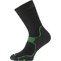 Термошкарпетки для трекінгу Lasting WSB 906 чорно-зелені, XL