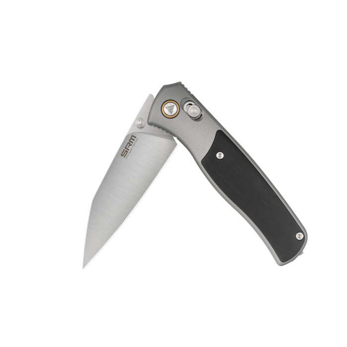 Ніж складаний SRM Medal 259L-AK, чорно-сірий 