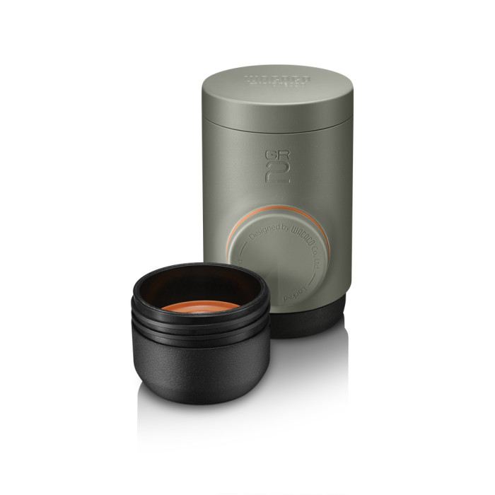 Портативна еспресо-кавоварка Wacaco Minipresso GR2, механічна, для меленої кави 