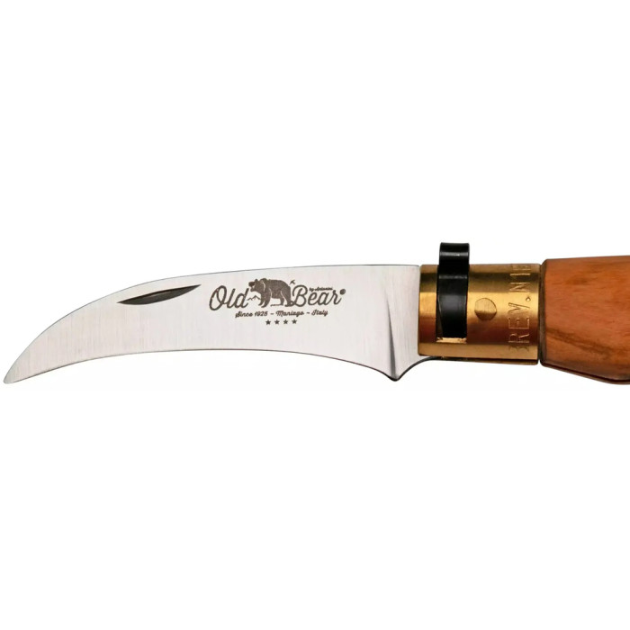 Ніж Old Bear Mushroom M, 420 steel, Olive wood 