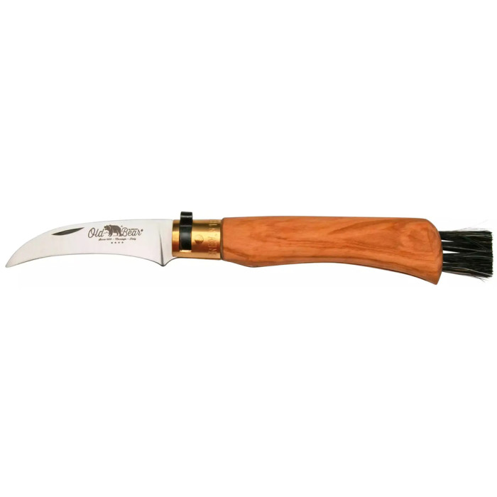 Ніж Old Bear Mushroom M, 420 steel, Olive wood 