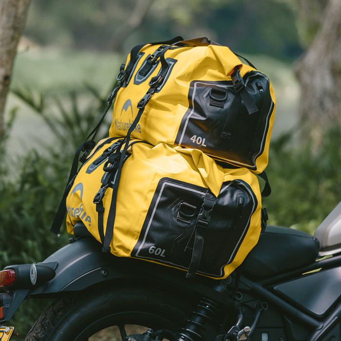 Водонепроникна дорожня сумка Naturehike CNK2450XB015, 90 л, жовта 