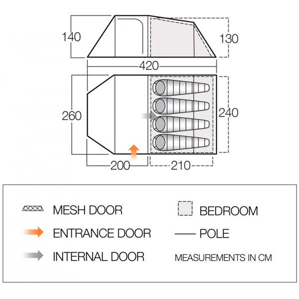 Намет Vango Skye 400 