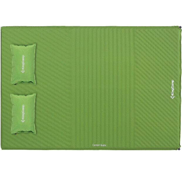 Самонадувний килимок KingCamp COMFORT DOUBLE ⅱ (KM3594) GREEN 