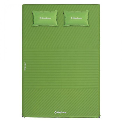 Самонадувний килимок KingCamp COMFORT DOUBLE ⅱ (KM3594) GREEN