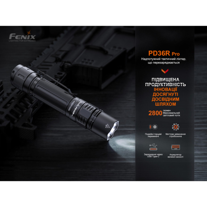 Ліхтар ручний Fenix PD36R Pro (Подряпини/пошкоджена упаковка) 