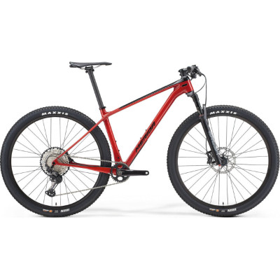 Велосипед Merida 2021 big.nine xt m(17) black/x'mas red