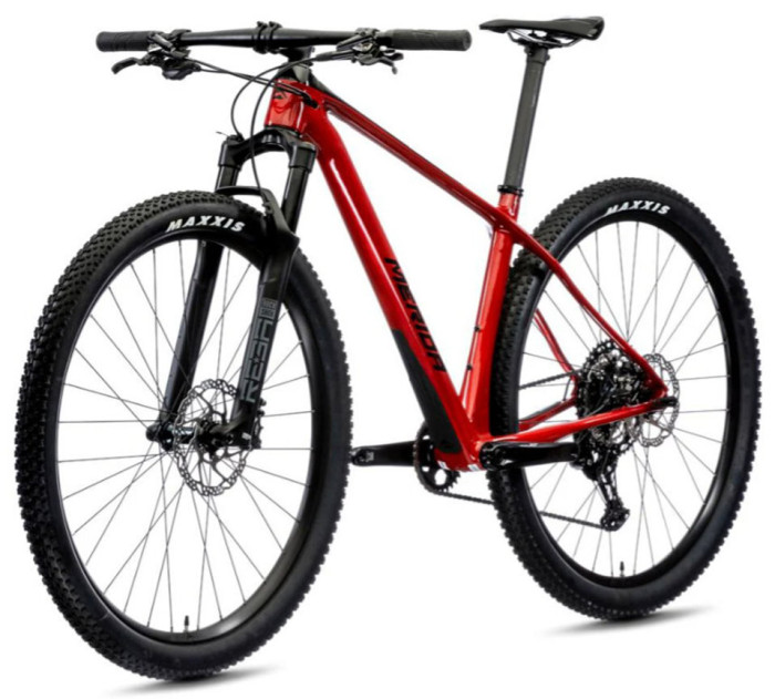 Велосипед Merida 2021 big.nine xt m(17) black/x'mas red 