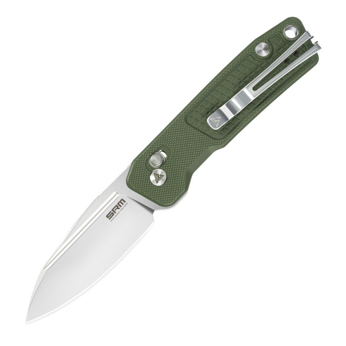 Ніж складаний кишеньковий SRM Scout 7229-GP (6.9 см) 14C28N / G10 зелений