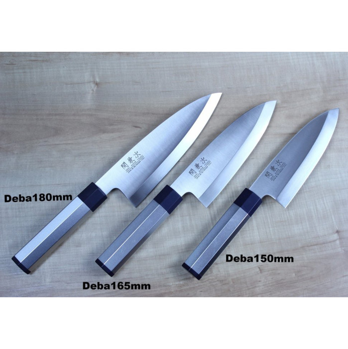 Ніж кухонний Kanetsugu Japanese Hocho Deba 180mm Aluminum handle (8015) 