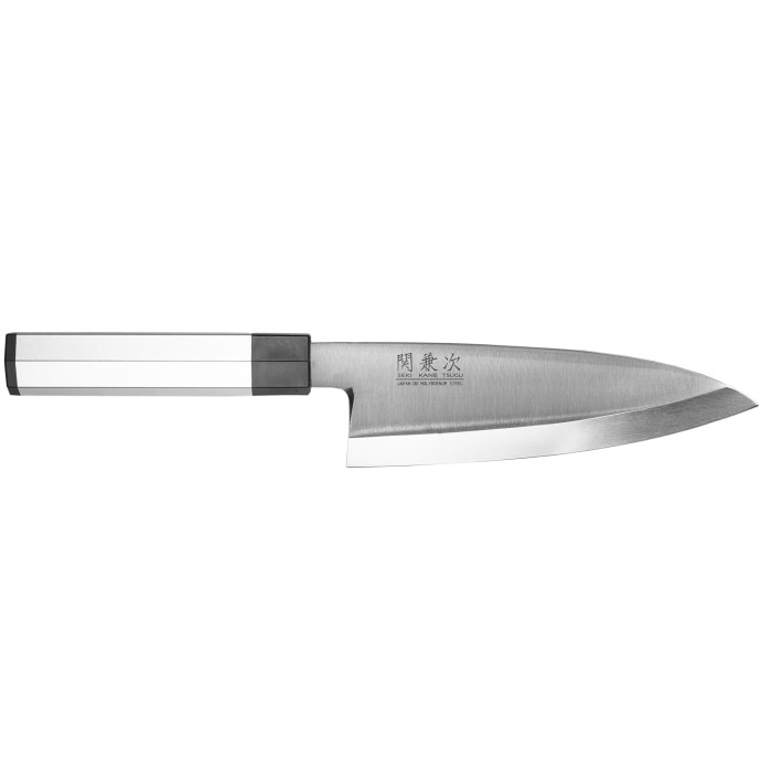 Ніж кухонний Kanetsugu Japanese Hocho Deba 180mm Aluminum handle (8015) 