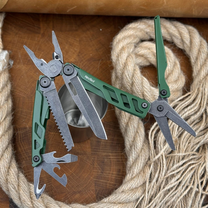 Мультитул NexTool Flagship Pro, зелений 