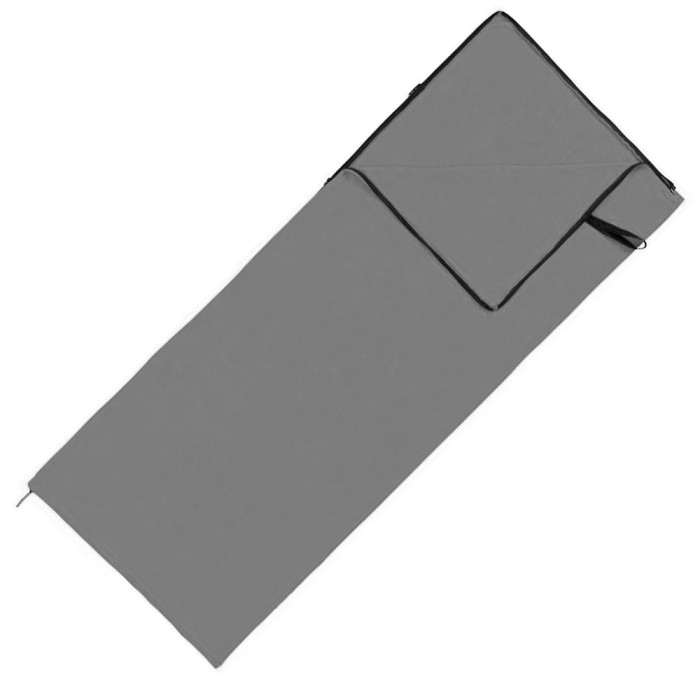 Спальний мішок KingCamp Spring (KS3102), сірий, лівий 