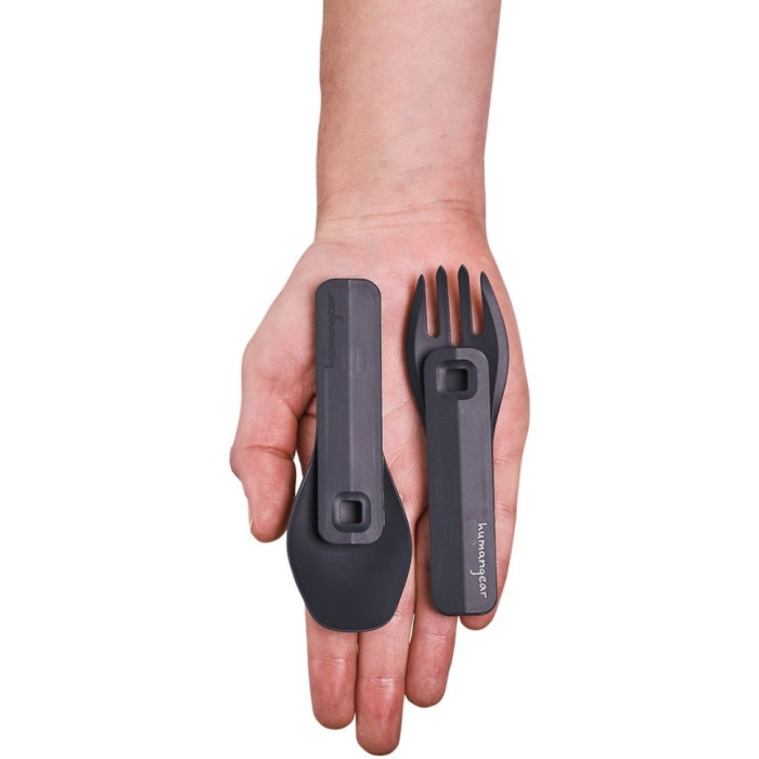 Набір приладів для їжі Humangear GoBites Click (сірий) 