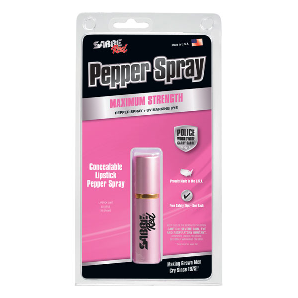 Перцевий балончик Sabre Red у формі помади 