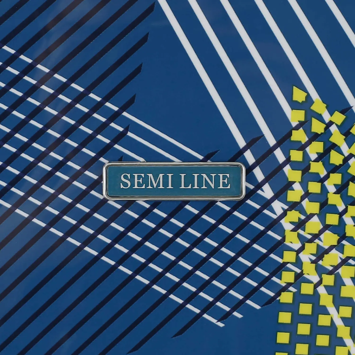 Валіза Semi Line 24" (M) Blue Pattern (T5652-2) 