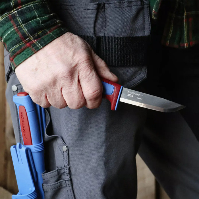 Ніж Morakniv Basic 511, Color of the year 2025 blue/dala red 