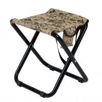 Складаний стілець Vitan Рибак d25 мм з кишенею (пісочний камуфляж)