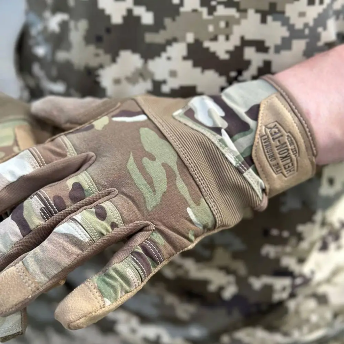 Рукавички тактичні Helikon-Tex Range Tactical Gloves - PenCott WildWood / Coyote A, розмір XXL 