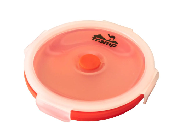 Контейнер TRAMP складаний силіконовий з кришкою защіпкою 550мл UTRC-088 , Помаранчевий 