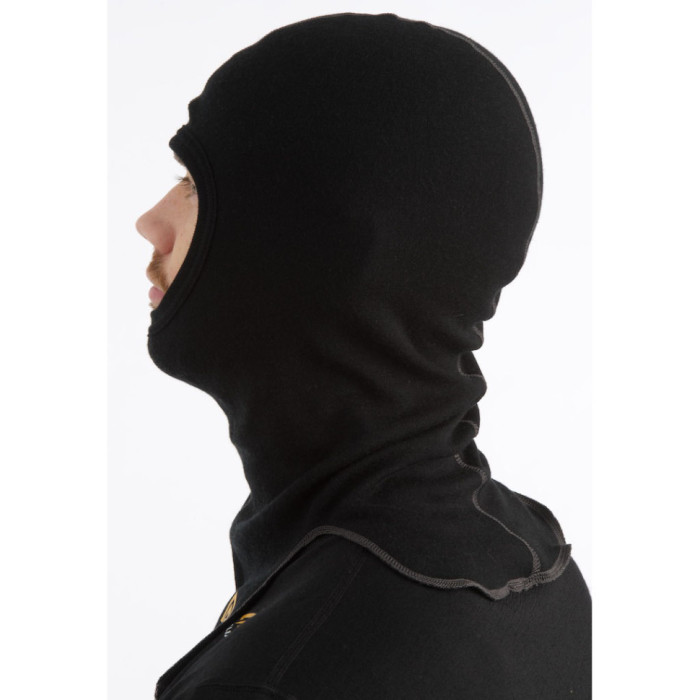 Балаклава Aclima WarmWool 200 Balaclava Jet Black One Size 