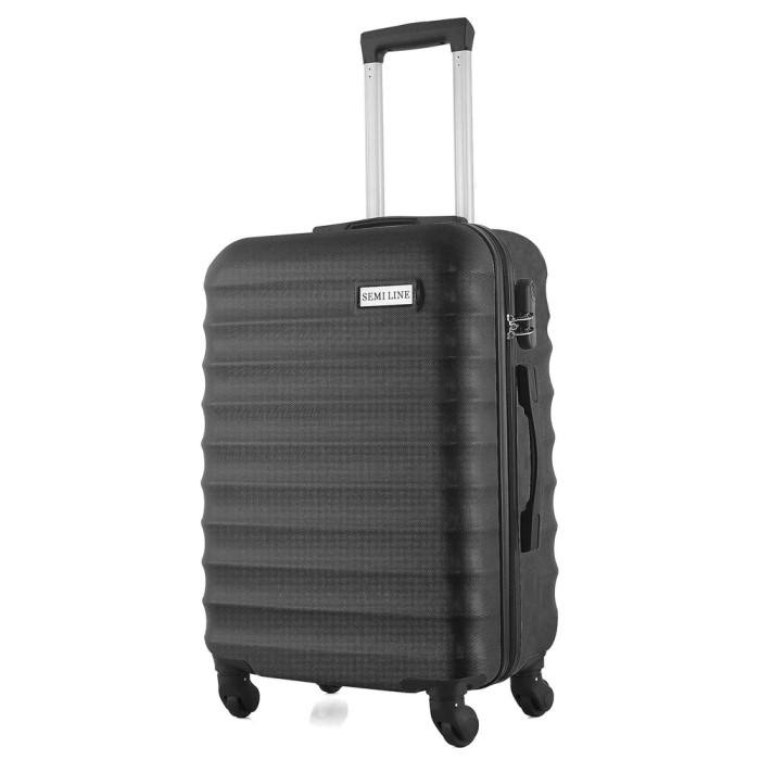 Валіза Semi Line 24" (M) Black (T5634-2) 