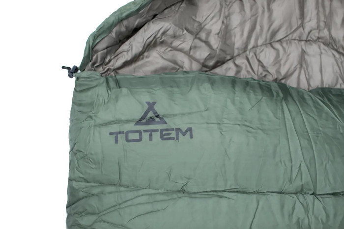 Спальний мішок Totem Fisherman XXL ковдра з капюшоном лівий olive 190+30/90 UTTS-013 