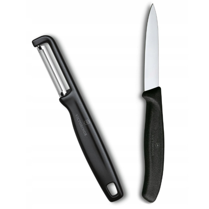 Набір для чищення овочів Victorinox Swiss Classic 2шт чорн 6.7113.21 
