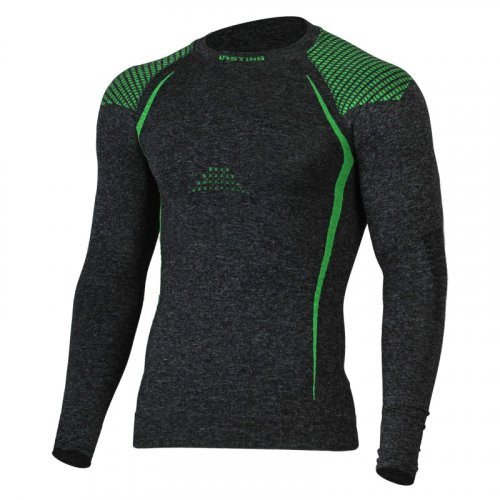 Термофутболка чоловіча Lasting TOLO 8960-XXL /XXXL-сіра /Зелена 