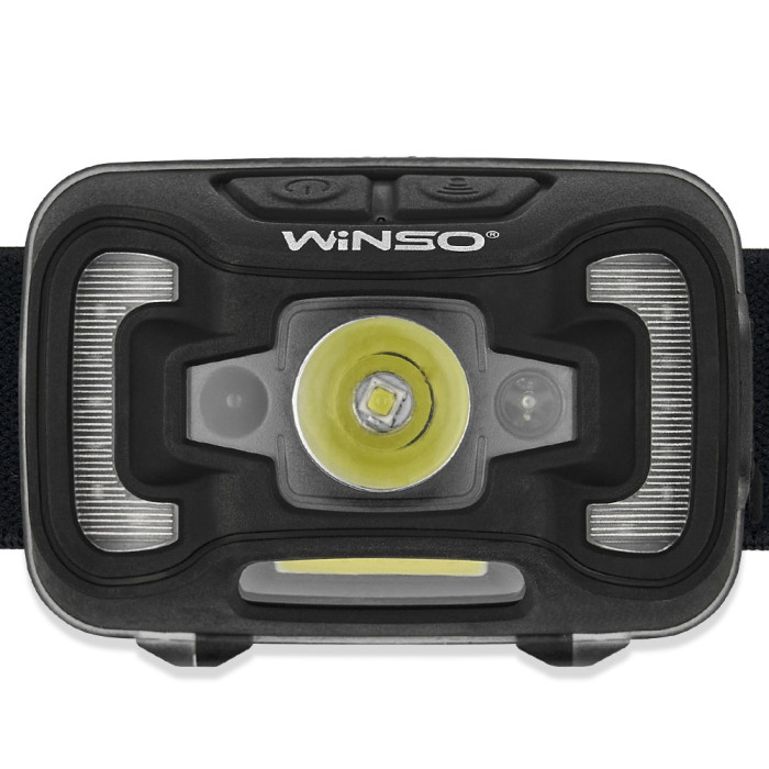 Ліхтар налобний Winso 300Lm, 5W CREE XTE + COB, 1800mAh, Sensor White/Red 