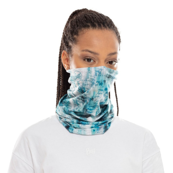 Шарф-труба Buff Coolnet UV+ blauw turquoise 