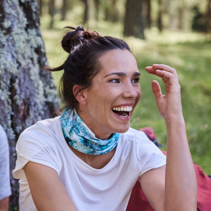 Шарф-труба Buff Coolnet UV+ blauw turquoise 