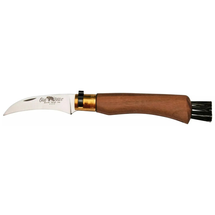 Ніж Old Bear Mushroom M, 420 steel, Walnut wood 