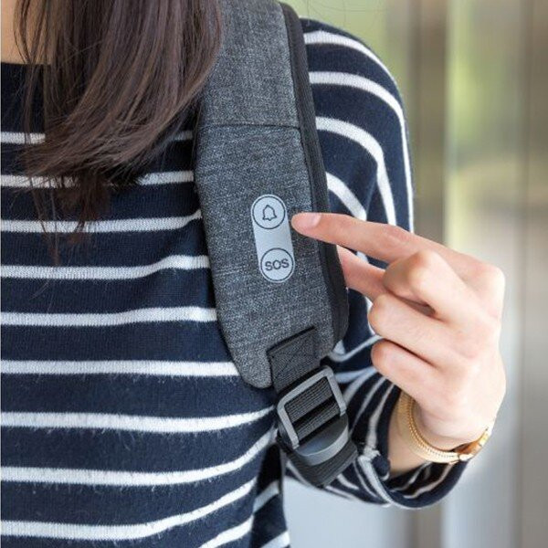 Рюкзак Антизлодій з тривожною кнопкою XD Design Bobby Cathy Backpack Blue (P705. 215) 