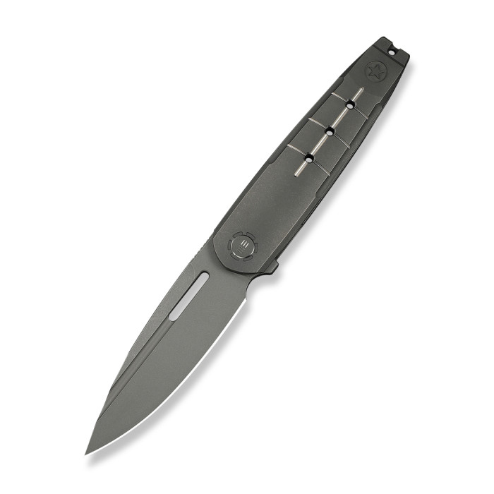 Ніж складаний туристичний Weknife Hull (9.9 см) Bohler M390 / Titanium сірий