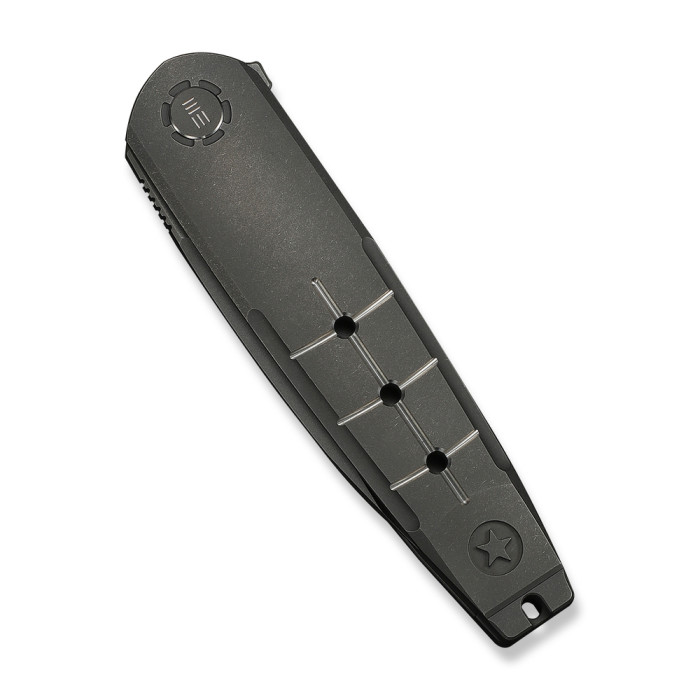 Ніж складаний туристичний Weknife Hull (9.9 см) Bohler M390 / Titanium сірий