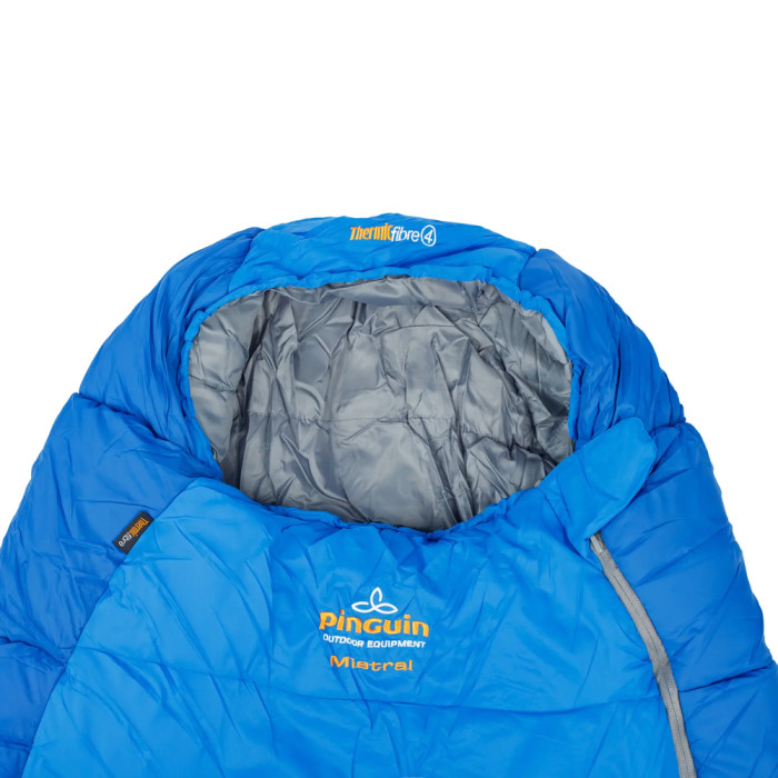 Спальний мішок Pinguin Mistral PFM (3/-3°C), 185 см - Right Zip, Blue (PNG 235258) 