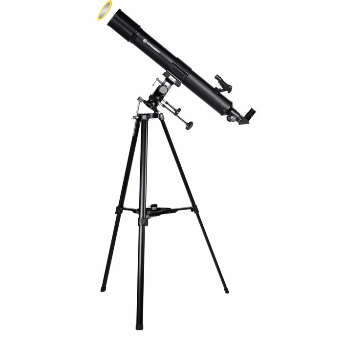 Телескоп Bresser Taurus 90/900 NG Carbon з сонячним фільтром і адаптером для смартфона (4512909/12894) (923032)