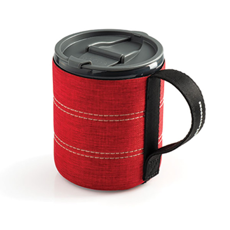 Горнятко з неопр. захистом GSI Outdoors Infinity Bacpacker Mug (червоне) 