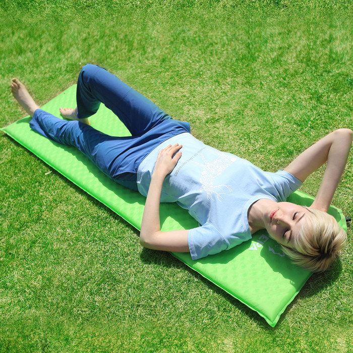 Надувний каремат Atepa COMPACT LIGHT (AM1002) GREEN 