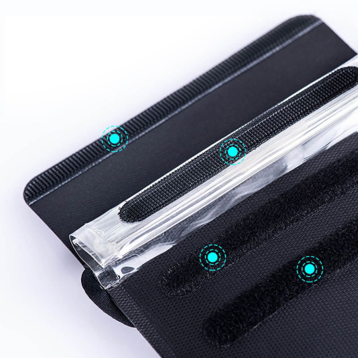 Чохол водонепроникний для смартфона Naturehike NH20SM003, чорний 