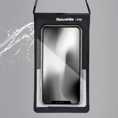 Чохол водонепроникний для смартфона Naturehike NH20SM003, чорний 