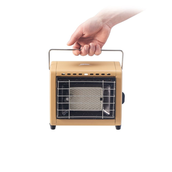 Газовий пальник-обігрівач BRS-H23, коричневий (відновлений/сліди горіння на решітці) 