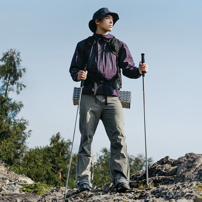 Трекінгова палиця Naturehike CNK2450DS016, 130 см, сіра 