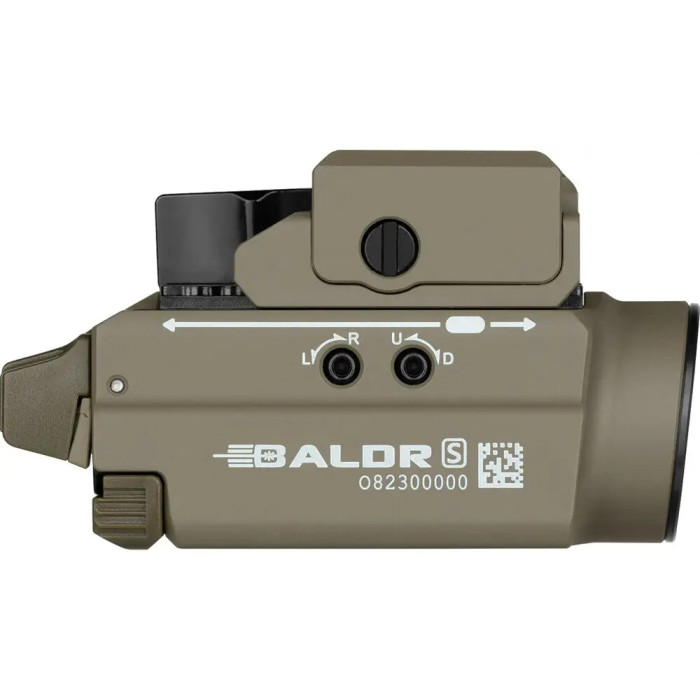 Ліхтар з ЛЦВ Olight Baldr S Green Laser Flat Dark Earth 