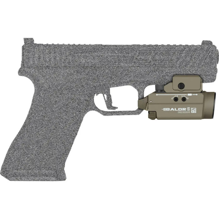 Ліхтар з ЛЦВ Olight Baldr S Green Laser Flat Dark Earth 