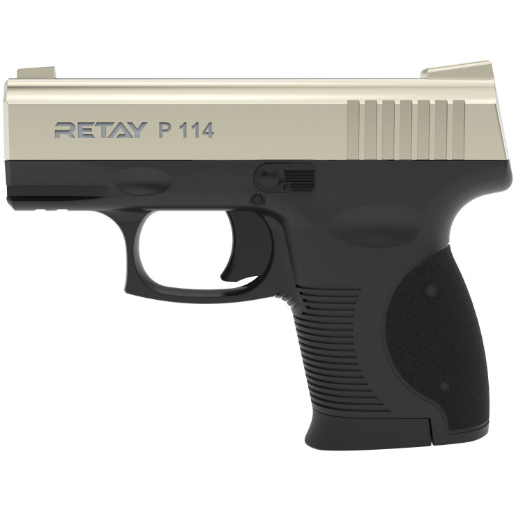 Пістолет стартовий Retay P114 9мм satin (T210333S) 