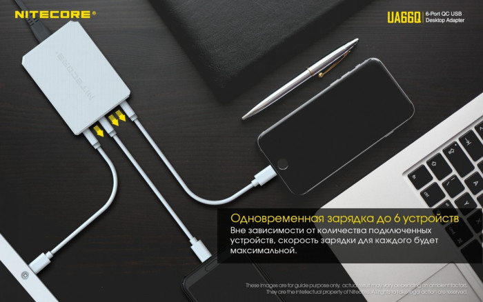 Зарядний пристрій Nitecore UA66Q 