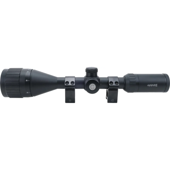 Приціл оптичний Hawke Fast Mount 3-12x50 AO сітка Mil Dot з підсвічуванням. Кільця на Weaver 